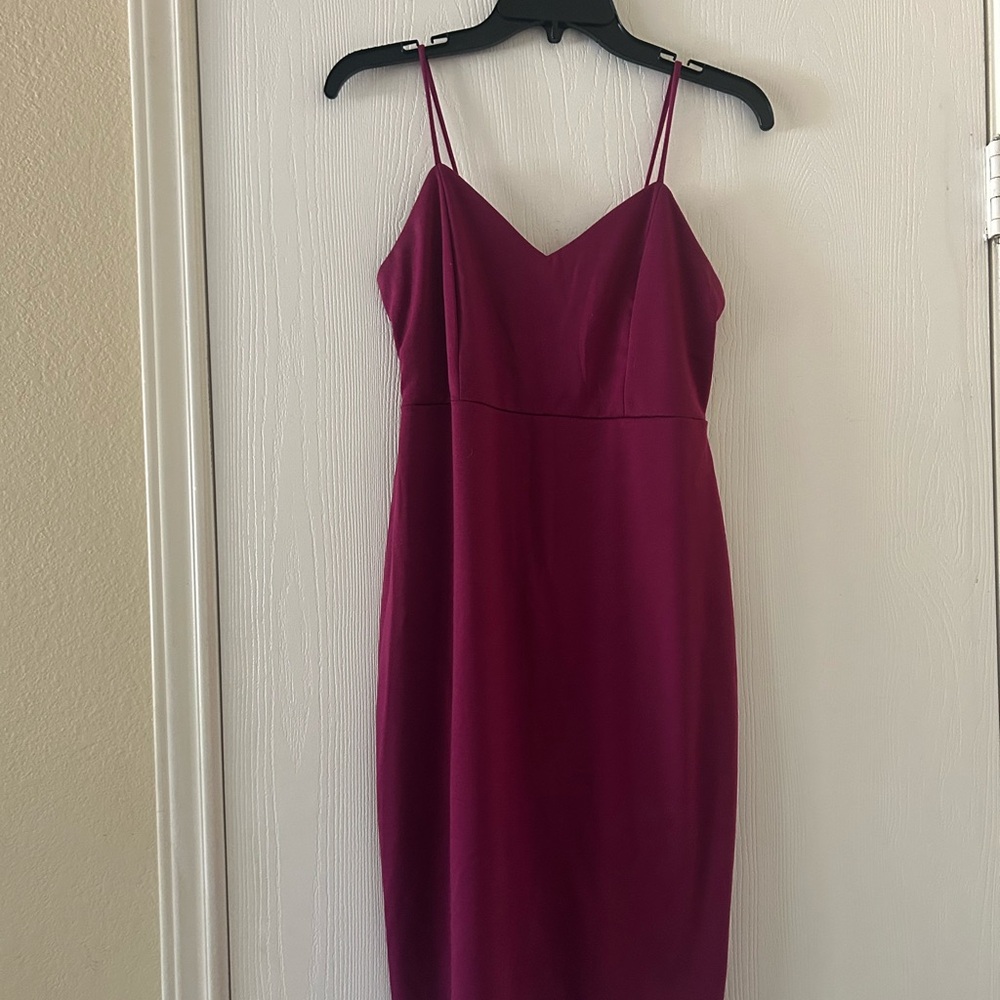 Pinkblush Maternith Magenta Spaghetti Strap Dress